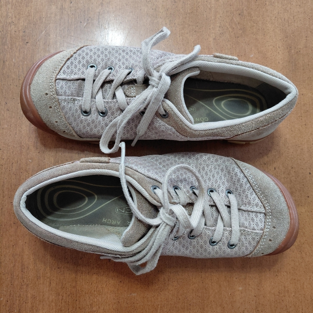 KEEN Mercer Lace ll Latte Trekker Trail Hiking Shoes Size 7 M